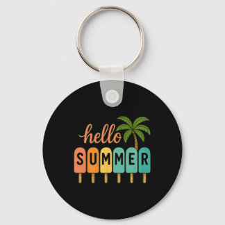 Hallo Sommer Strandurlaub Eiscreme Popsicle Gif Schlüsselanhänger