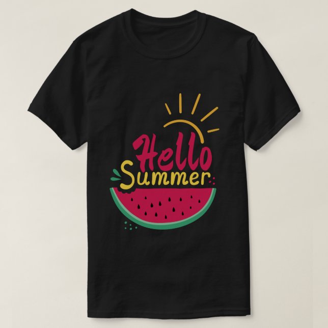 Hallo Sommer T-Shirt (Design vorne)