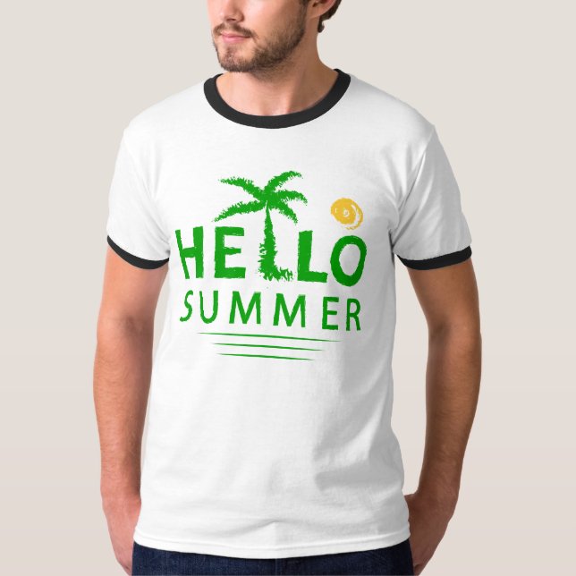 Hallo Sommer T-Shirt (Vorderseite)