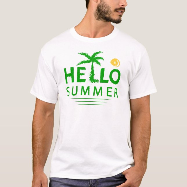 Hallo Sommer T-Shirt (Vorderseite)