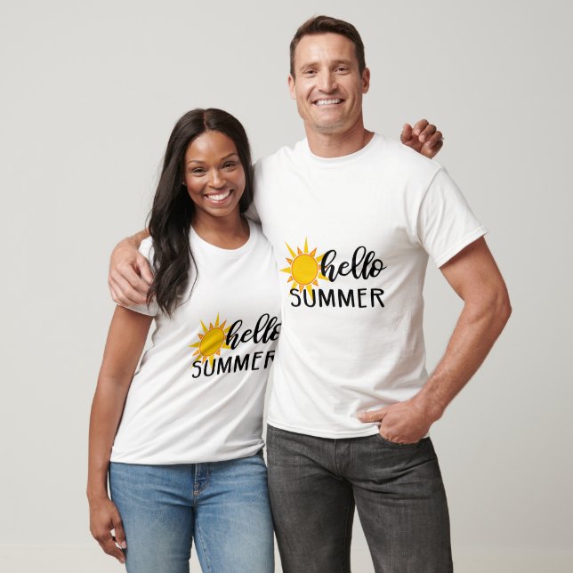 Hallo Sommer T-Shirt (Unisex)