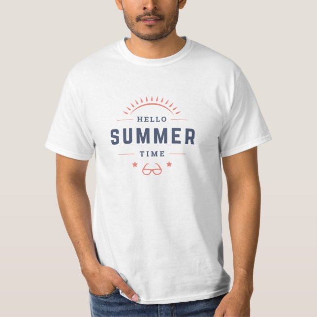 Hallo Sommer T-Shirt (Vorderseite)