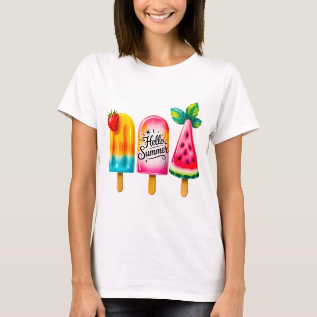 Hallo Sommer  T-Shirt (Vorderseite)