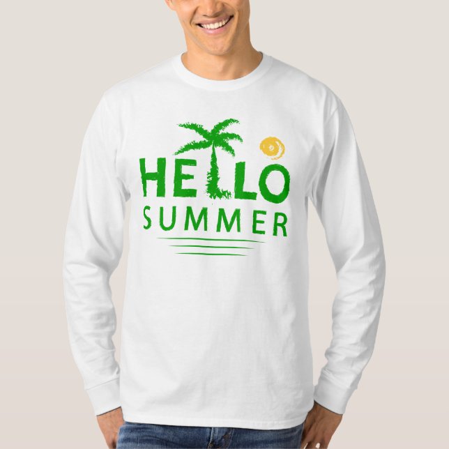 Hallo Sommer T-Shirt (Vorderseite)