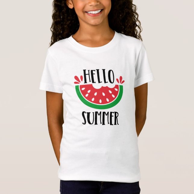 Hallo Sommer T-Shirt (Vorderseite)