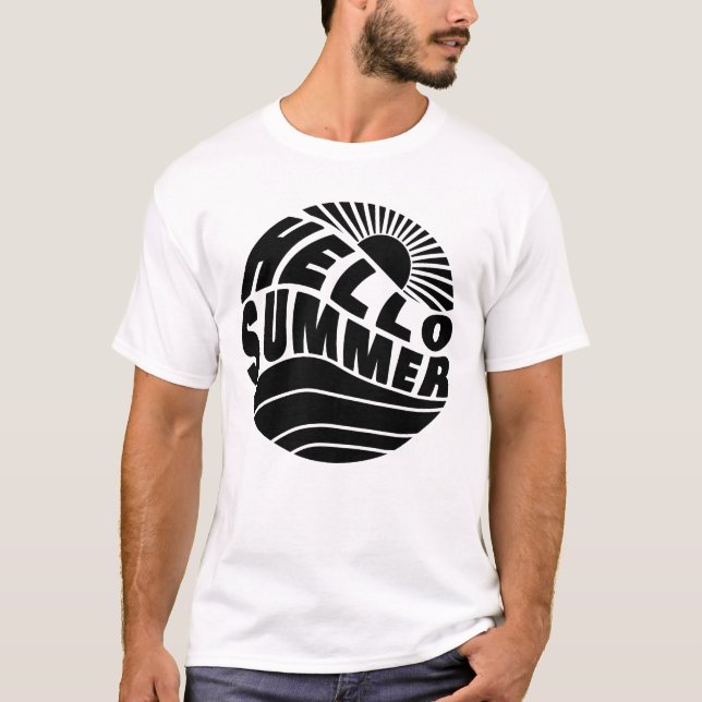 Hallo Sommer T-Shirt (Vorderseite)