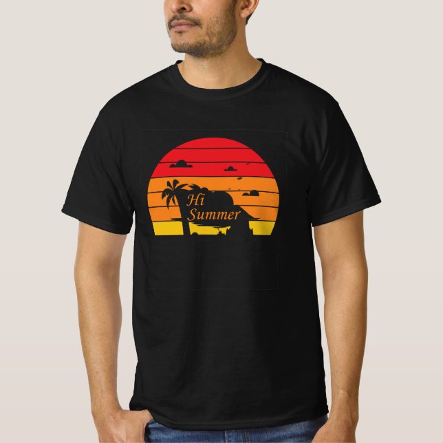 Hallo Sommer T-Shirt (Vorderseite)