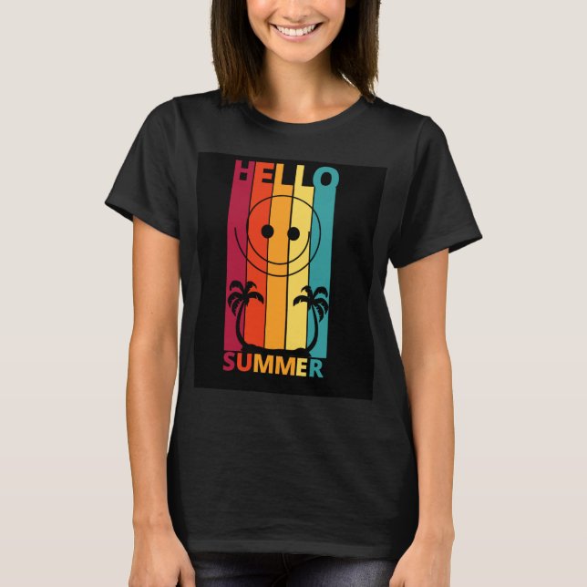 Hallo Sommer T-Shirt (Vorderseite)