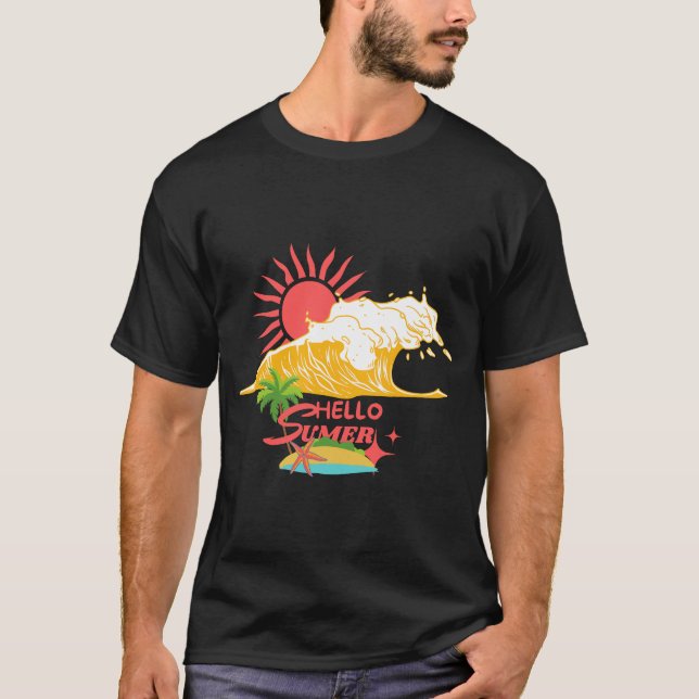 Hallo Sommer T-Shirt (Vorderseite)
