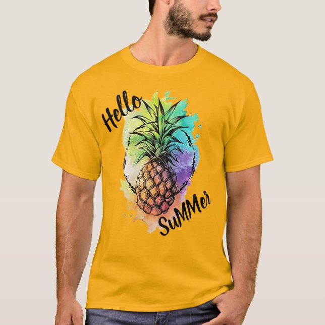 Hallo Sommer T - Shirt für Männer (Vorderseite)