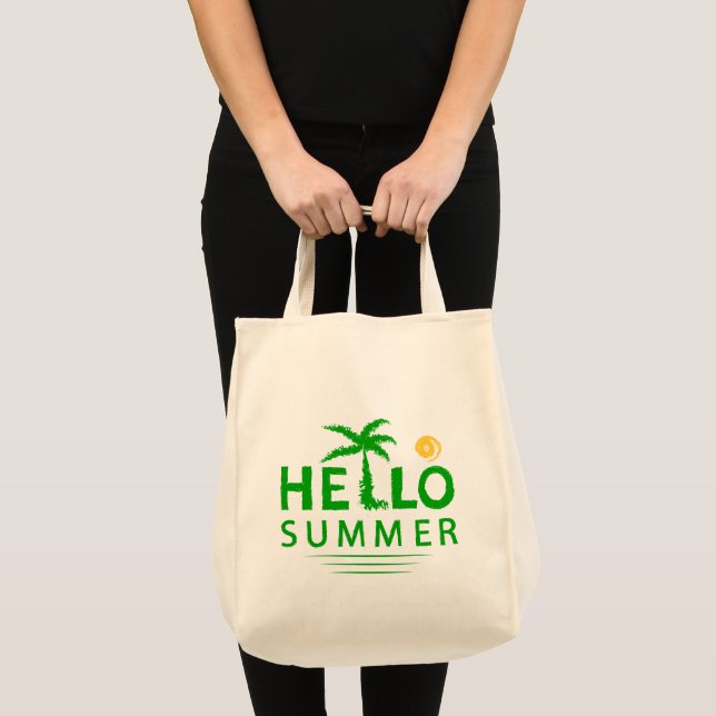 Hallo Sommer Tragetasche (Vorderseite (Produkt))