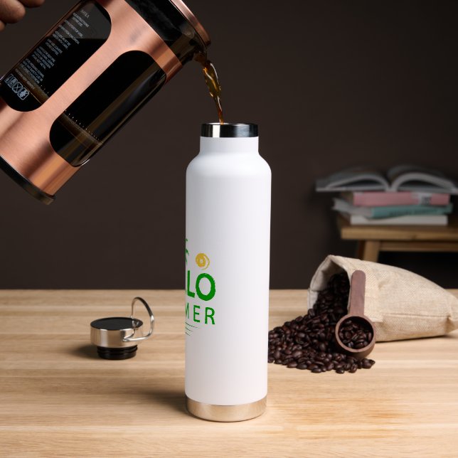 Hallo Sommer Trinkflasche (Kaffee)