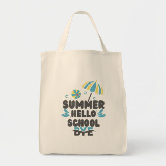 Hallo Sommer Tschüss Schule Tragetasche