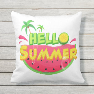 Hallo Sommer Watermelone Kissen