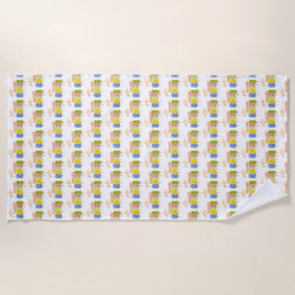 hallo Sommereis Strandtuch