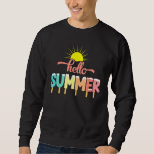 Hallo Sommerferien Ice Lolly Ice Sweatshirt