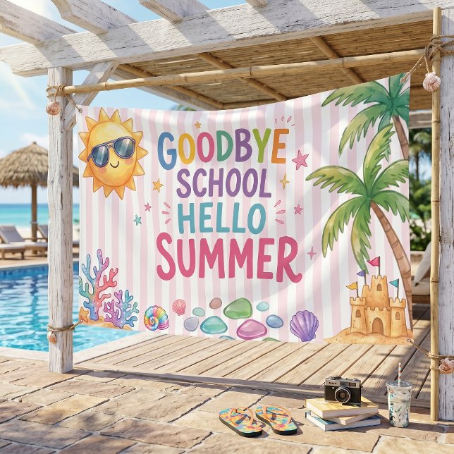 Hallo Sommerparty-Streifen Banner (Von Creator hochgeladen)