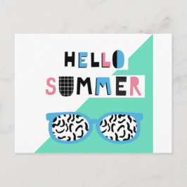 Hallo Sommerpostkarten Postkarte