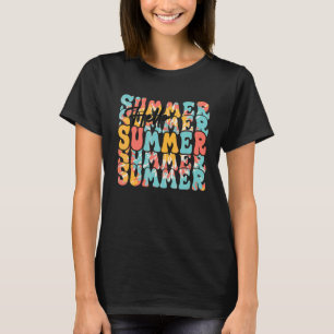 Hallo Sommerurlaub Eiscreme Popsicle Ice Lolly T-Shirt