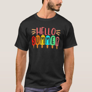 Hallo Sommerurlaub Eiscreme Popsicle Womens Gi T-Shirt