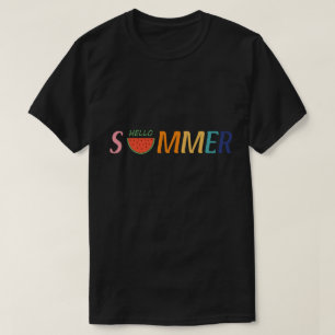 Hallo Sommerurlaub Watermelon Geschenk T-Shirt
