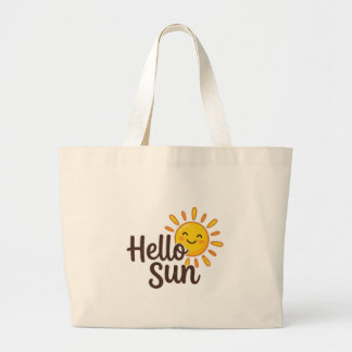 Hallo Sonne Jumbo Stoffbeutel