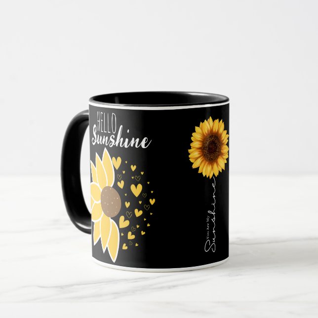 Hallo Sonnenschein, du bist mein Sonnenschein, Tas Tasse (Vorderseite Links)