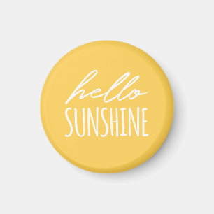 Hallo Sonnenschein Gelber Magnet