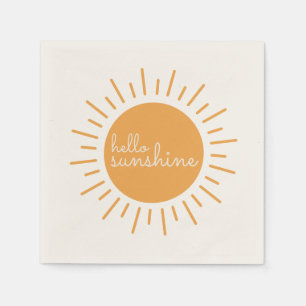 Hallo Sonnenschein niedliche Boho Dusche Serviette