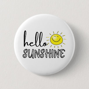 Hallo Sonnenschein Sommer Button