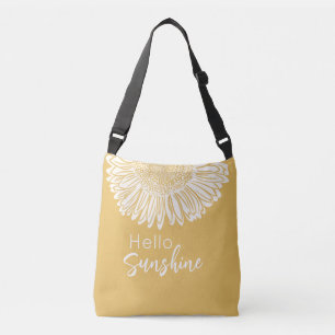 Hallo Sonnenschein Sonnenblumen-Illustration – Frö Tragetaschen Mit Langen Trägern