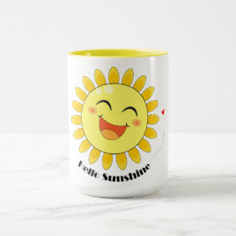 Hallo Sonnenschein Süße Sonnen-Doodle Positive-Vib Tasse