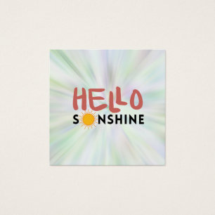 Hallo Sonshine, Sun Rays, Summer vibes