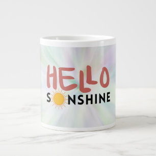 Hallo Sonshine, Sun Rays, Summer vibes Jumbo-Tasse