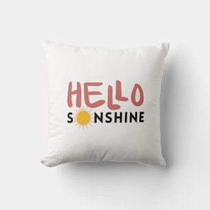 Hallo Sonshine, Sun Rays, Summer vibes Kissen