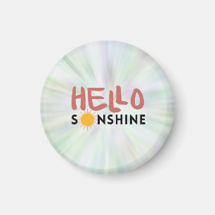 Hallo Sonshine, Sun Rays, Summer vibes Magnet