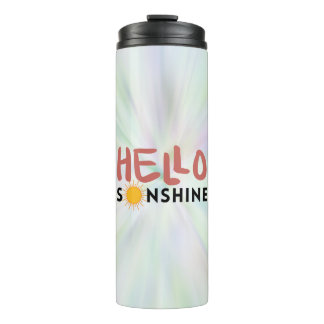 Hallo Sonshine, Sun Rays, Summer vibes Thermosbecher