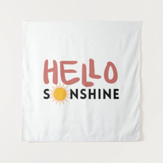 Hallo Sonshine, Sun Rays, Summer vibes Wandteppich
