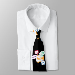 Hallo    Sprachen Krawatte