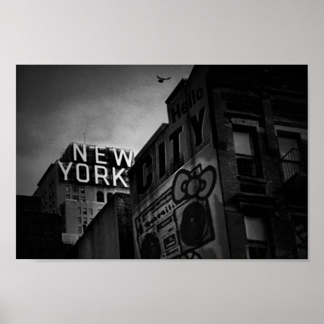 Hallo Stadt (Turm) Poster (Vorne)