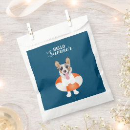 Hallo Summer Corgi Beach Dog Geschenktütchen