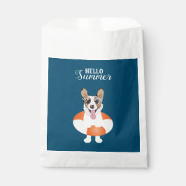 Hallo Summer Corgi Beach Dog Geschenktütchen