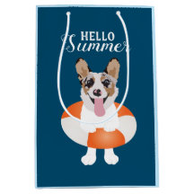 Hallo Summer Corgi Beach Dog