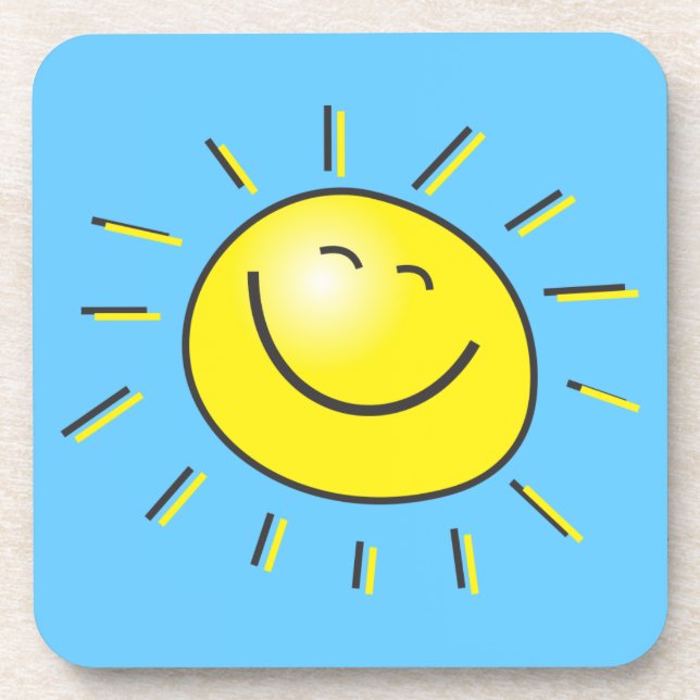 Hallo Sun Untersetzer (Vorderseite)