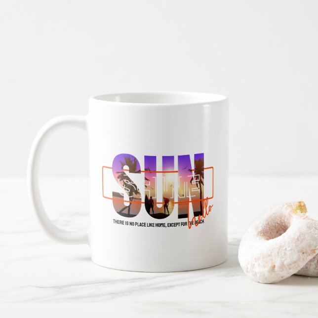 Hallo Sunshine | 11# Klassische Tasse (Mit Donut)