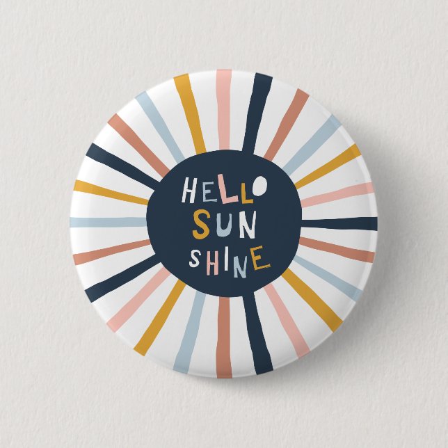 Hallo Sunshine Button (Vorderseite)