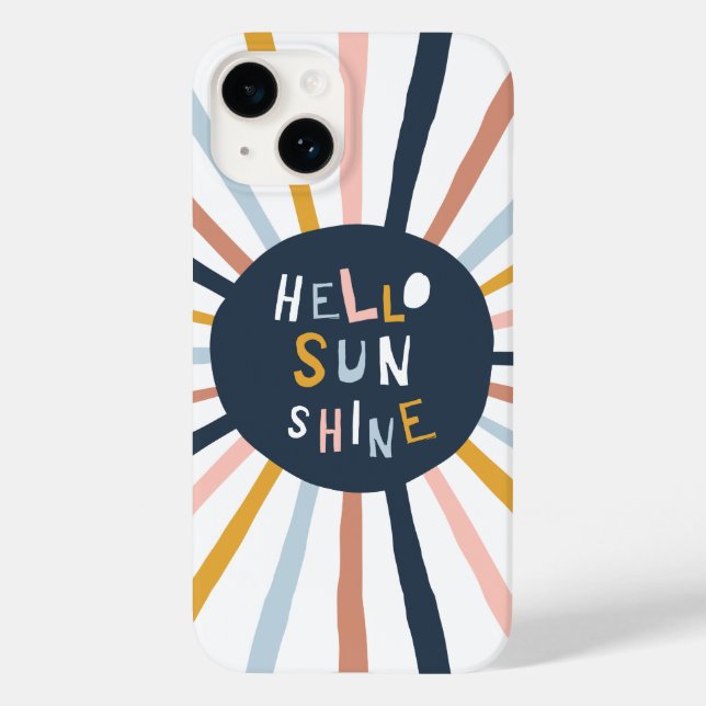 Hallo Sunshine Case-Mate iPhone Hülle (Rückseite)