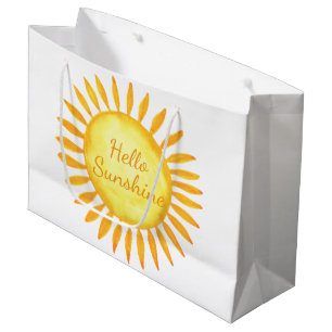 Hallo Sunshine Gender Neutral Baby Dusche Große Geschenktüte