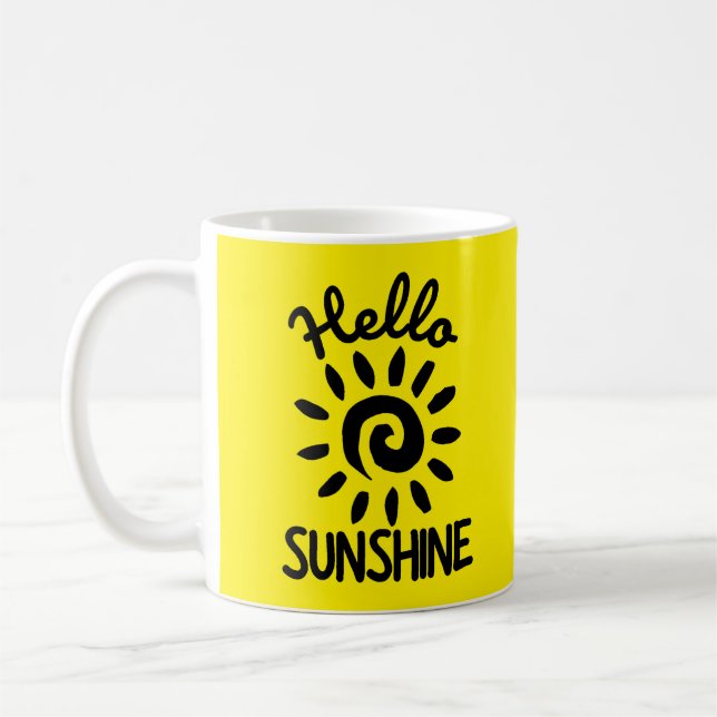 Hallo Sunshine Kaffeetasse (Links)