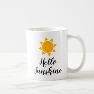 Hallo Sunshine niedliche Sommervibes Kaffee Tasse